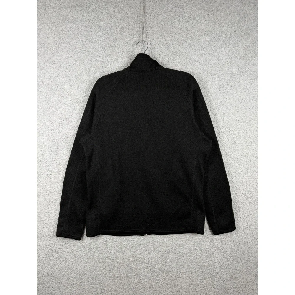 Patagonia Better Sweater Jacket Mens Size L Black Full Zip Fleece Coat 25528